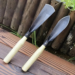 Florabrix 2er Set Garten-Kellen aus Metall | Robuste Handschaufeln zum Graben, Pflanzen & Jäten