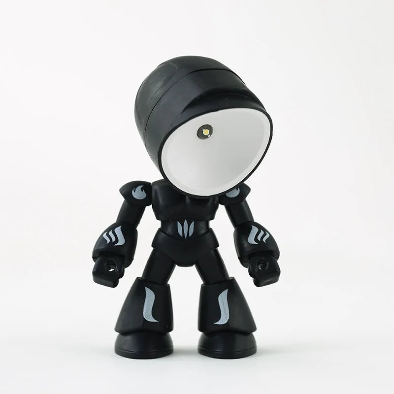 Lumipo Mini-Tischlampe | Cartoon-Design & Faltbar | Warmes LED-Licht | Batteriebetrieben | 9,5×5,7 cm