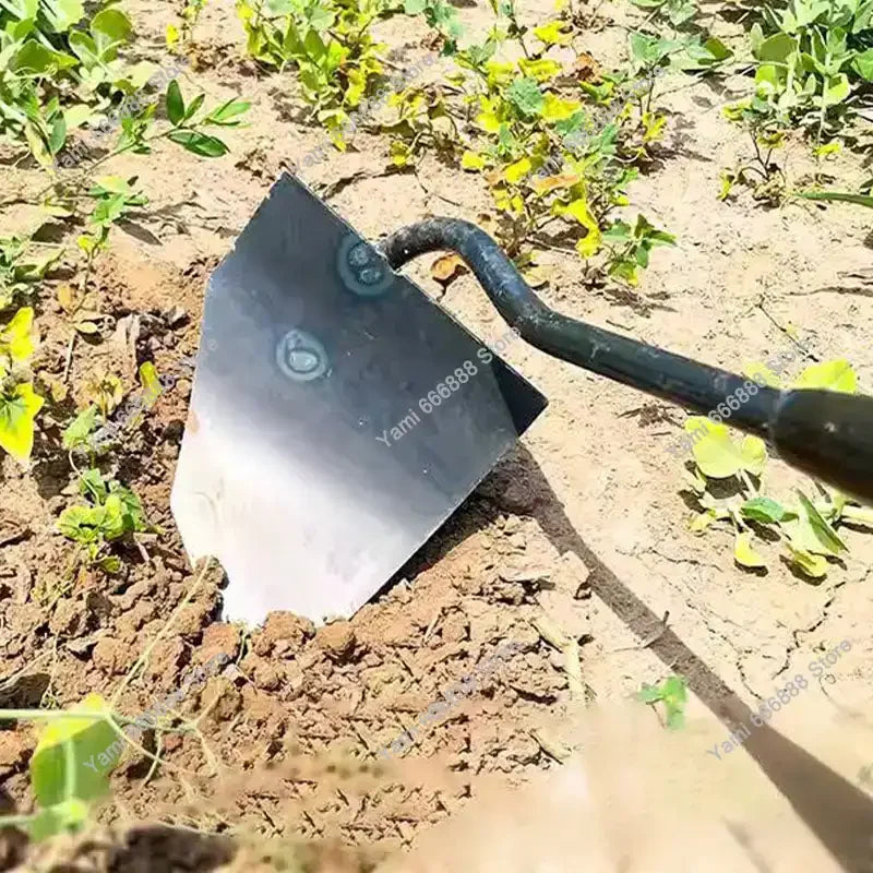 TerraForge Spitzhackenkopf aus Manganstahl | 42 cm gebogener Griffansatz | Rostfrei & Extrem Robust | Für Umgraben & Unkrautentfernung