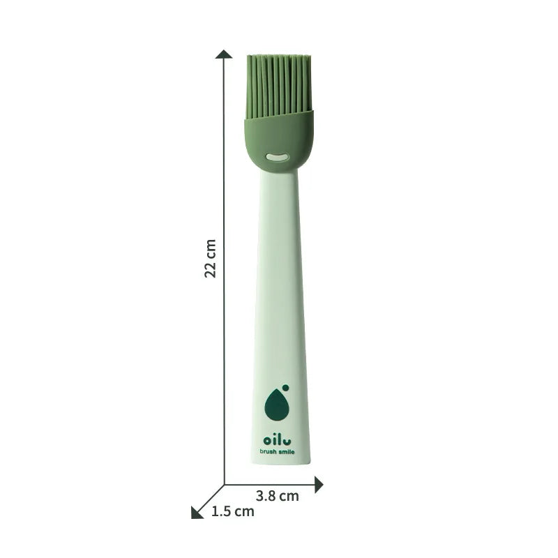 GrillBrush Pro Silikon BBQ-Ölpinsel | Hitzebeständig & lebensmittelecht | Für Grill, Backen & Kochen | 22 × 3,8 cm