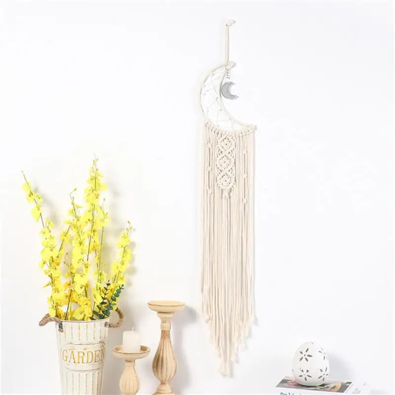 BohoLoom Makramee-Wandteppich | 96×20 cm | Handgeknüpfter Boho-Look