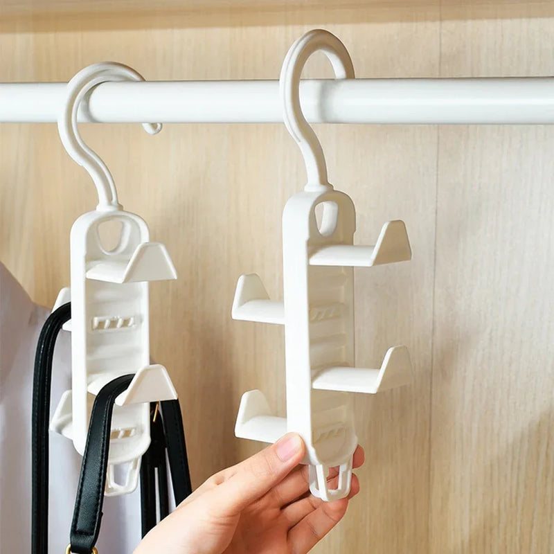 HookLino Mehrfachhaken | Wandhaken aus Kunststoff | 3-fach & 5 kg Tragkraft | Modern & Platzsparend