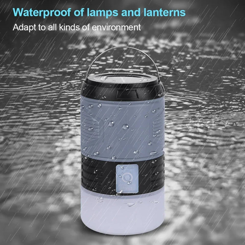 LumiGuard Solar LED Mückenlampe | UV-Schock & Notlicht | Wiederaufladbar & Tragbar | Für Camping & Garten