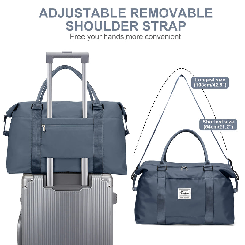 Aerovigo Reisetasche Handgepäck 40x20x25 | Große Kapazität | Weekender für Kurzreisen | Flugtaugliche Kabinentasche