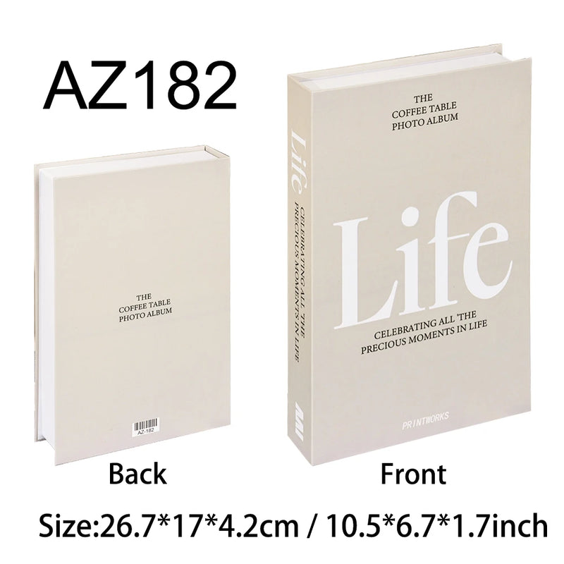 NordicTome Deko-Bücher | Luxus-Dekoration & Aufbewahrungsbox | 26,7×17,5×4,2 cm | Kaffeetisch-Accessoire im Buch-Design