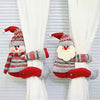 HollyHug | Weihnachts-Gardinenhalter | Schneemann, Weihnachtsmann & Elch | 46×14 cm