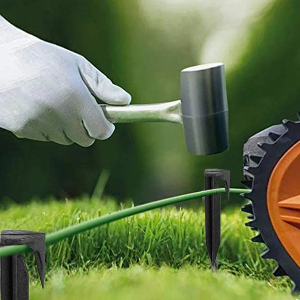 TURFLOCK Begrenzungsnägel für Mähroboter | 50/100/200 Stück | Wetterfest & Umweltfreundlich – 8,5 cm Länge