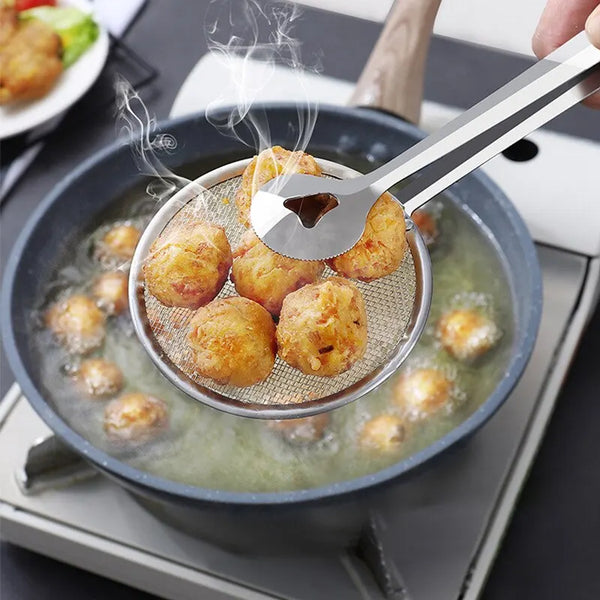 CulinaScoop Edelstahl-Filterlöffel | 28×10 cm | Vielseitig & Langlebig