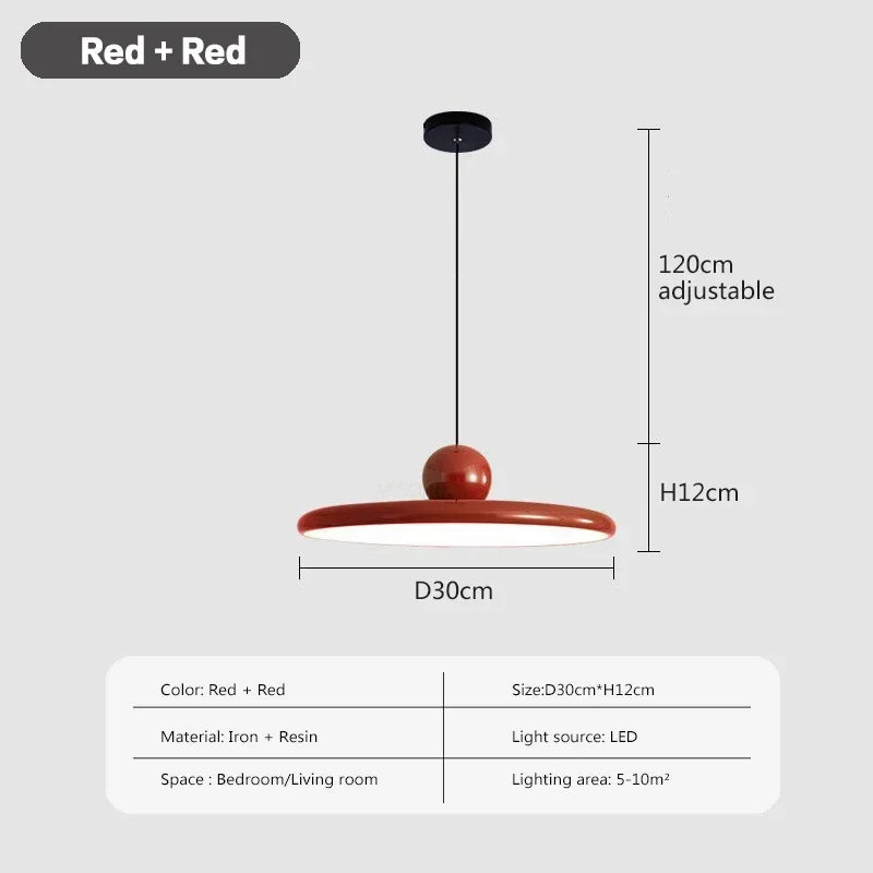 Hängeleuchte LumoDisc | Nordisches Design | LED Fliegende Untertasse | Dimmbar & Elegant