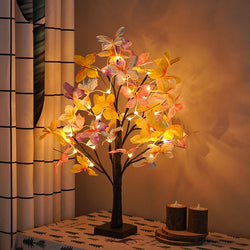 LED-Schmetterlingsbaum Lumiflora | Bonsai-Dekolicht mit verstellbaren Ästen | USB- & Batteriebetrieb | Für Zuhause & Feste
