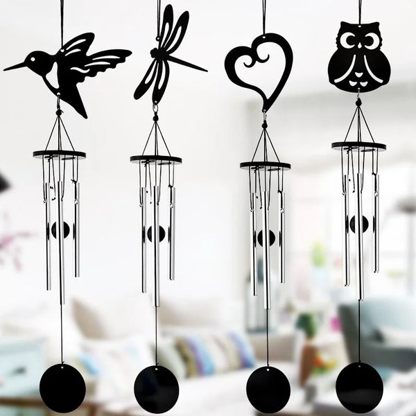 Bellaventi Windspiel Metall-Windspiel mit Tiermotiv | Handgefertigt im Landhausstil | 37 cm Länge | Verschiedene Designs