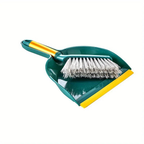 CLEANDESK Mini Tischbesen-Set | Kompakt & Langlebig | Kehrschaufel mit Handfeger – Für Haushalt & Büro