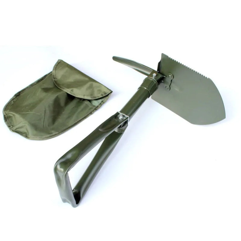 Survinox FieldTool Klappbare Multifunktionsschaufel | Hochfester Carbonstahl | Für Camping, Outdoor & Notfall