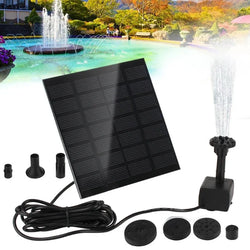 Solar Springbrunnen AquaBloom Mini 1.2W | Schwimmende Solarpumpe | Für Garten, Teich & Vogelbad