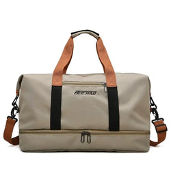 VOLARIS Fitness-Reisetasche | Große Kapazität | Trockennass-Trennung | Hand- & Schultertasche für Damen