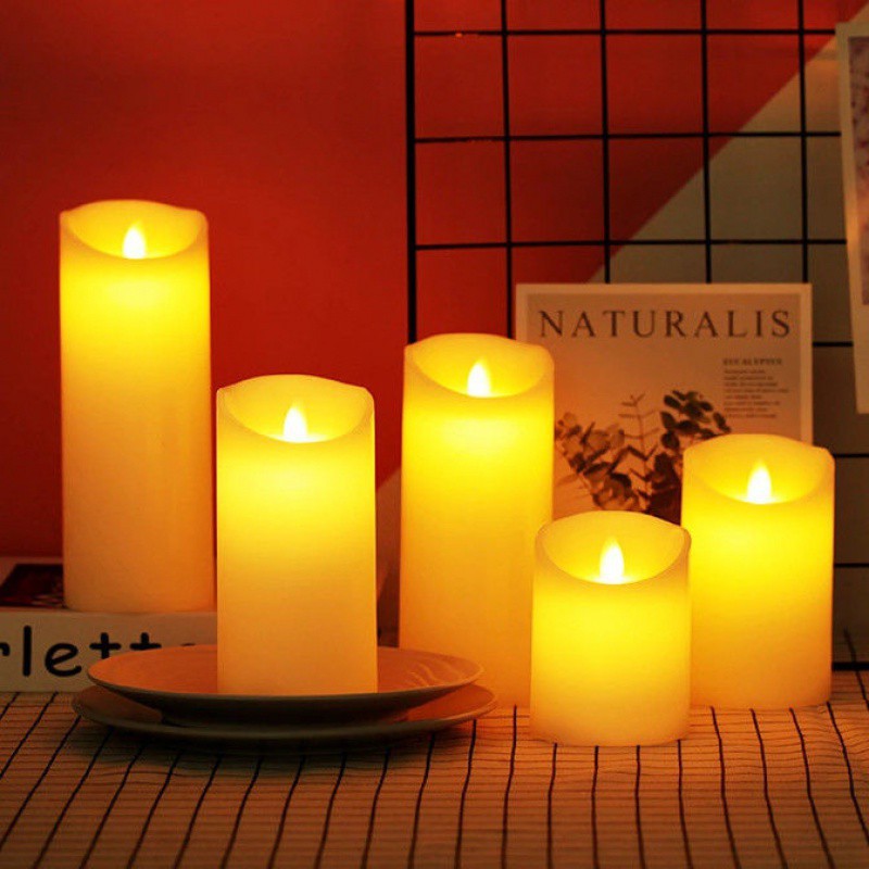 LED Kerzen LumiFlame | Flackernder Echtwachseffekt | Sicher & Energiesparend | Verschiedene Größen & Designs