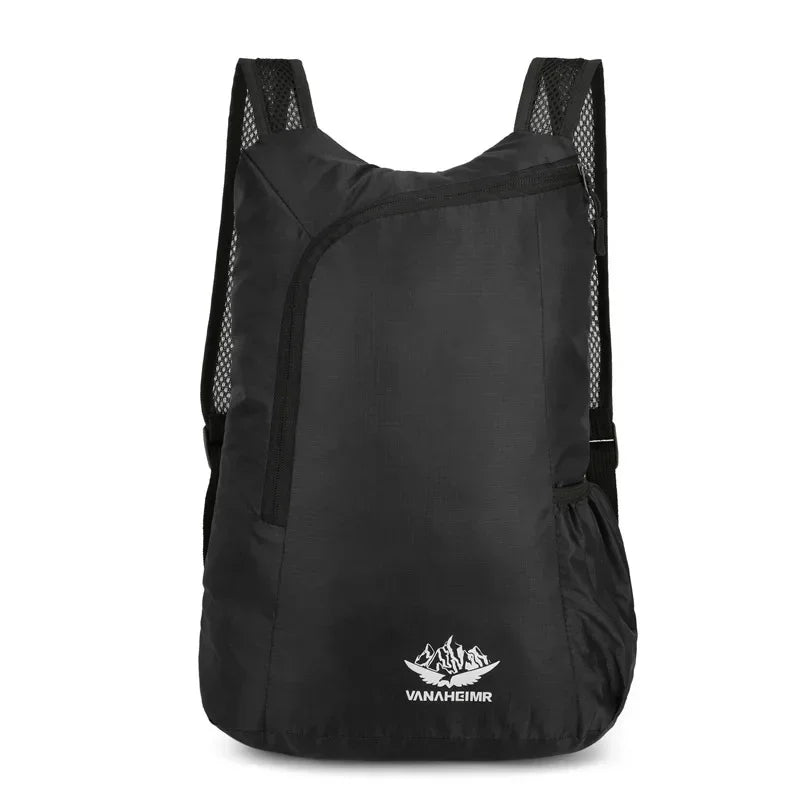 PackFold Air | Faltbarer Rucksack 20L | Ultraleicht & wasserdicht | Kompakt verstaubar | Für Reisen, Wandern & Alltag