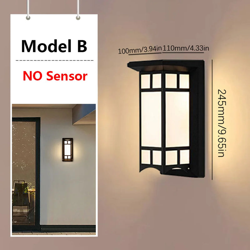 Außenwandleuchte LumoGuard | LED mit Bewegungsmelder | IP65 Wasserdicht | 16W/30W