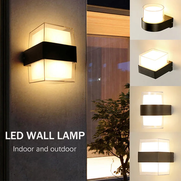LED Außenwandleuchte AuroBeam | IP66 Wasserdicht | Bewegungsmelder & Dämmerungssensor | 6W / 12W