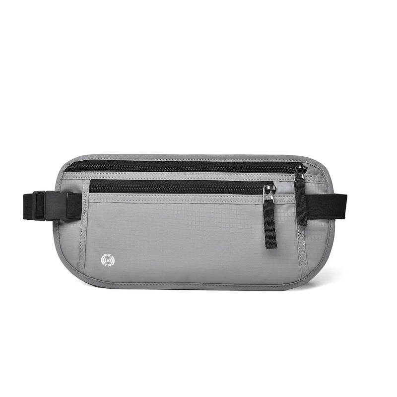 SafeTraveler Bauchtasche | RFID-Schutz | Verstecktes Sicherheitsfach | Für Damen & Herren