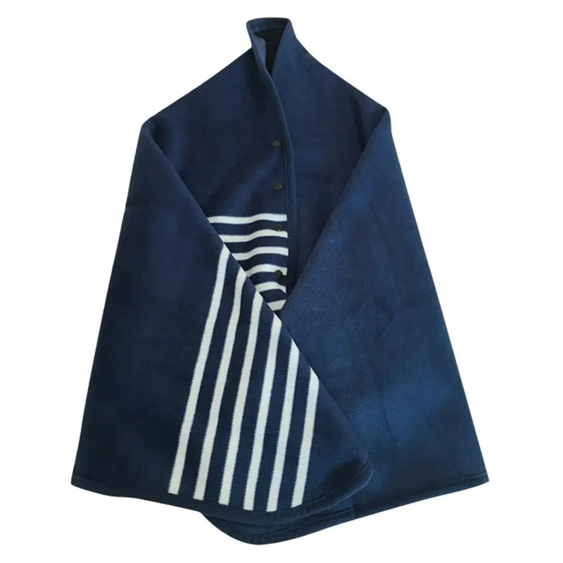 Tragbare Kuscheldecke | Flanell Poncho & Schal in Einem | Weich, Warm & Stilvoll Kariert | CozyLoom