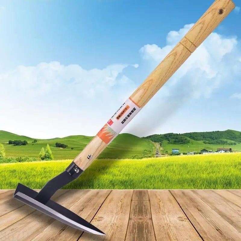 Terravix ErgoHoe Handhacke aus Manganstahl | Multifunktional für Gartenarbeiten | Leicht & tragbar