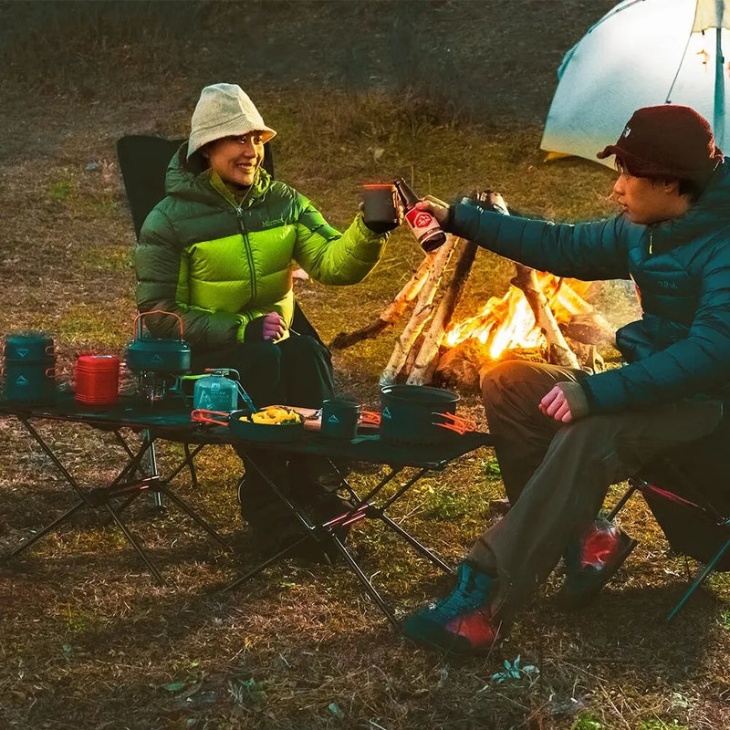TrekNatura Klapptisch für Outdoor & Camping | Ultraleicht & Stabil | Aluminium | Inkl. Tragetasche