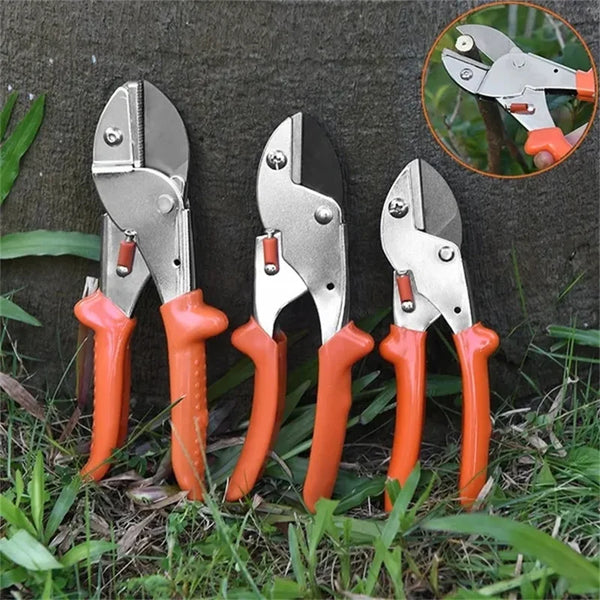 Trimvora Gartenschere aus SK5-Stahl | Profi-Schere für Reben, Obstbäume & Blumen | Scharf & ergonomisch | Größen S/M/L