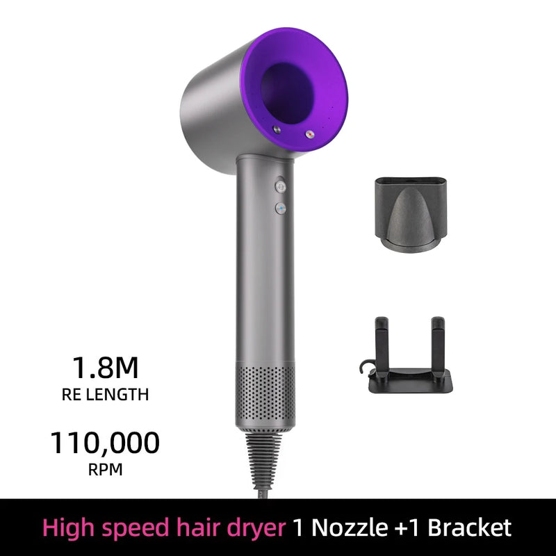 Ionen Haartrockner | 200 Mio. Negative Ionen | Intelligente Temperaturkontrolle | 110.000 U/min