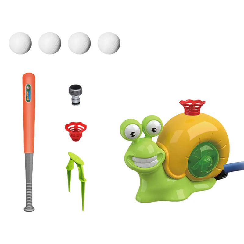 AquaSchnecki Wassersprinkler-Spielzeug | Lustige Gartenschnecke | Für Kinder ab 3 Jahren | Sommer-Spritzspaß im Garten & Pool
