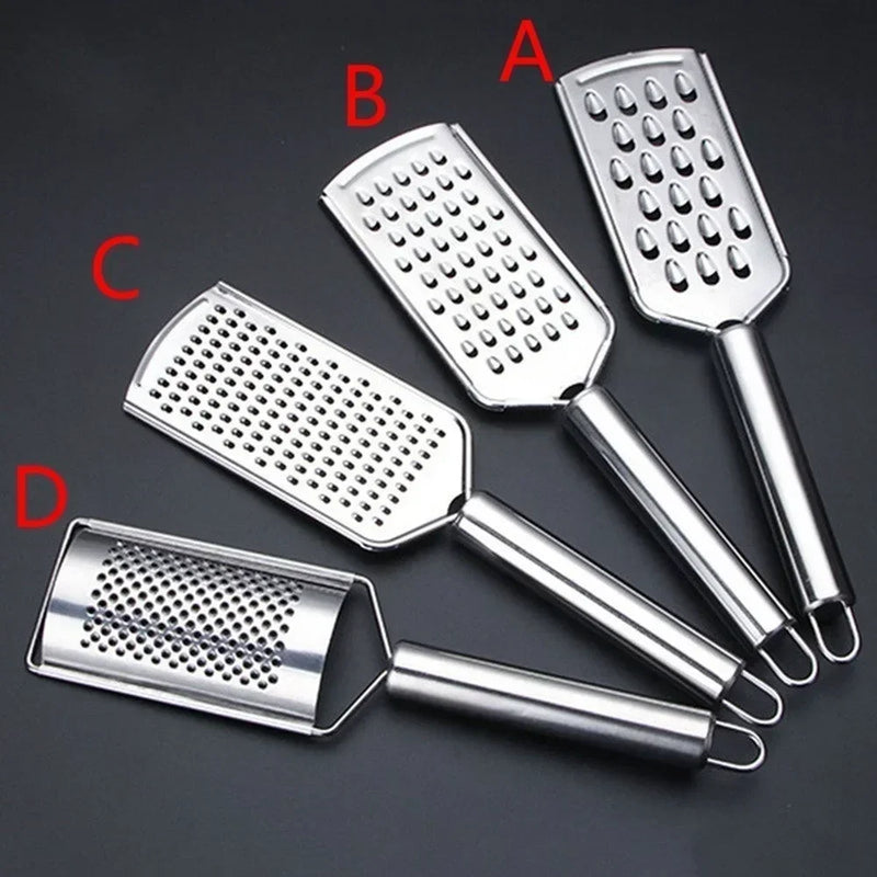 Gratello MultiGrate Classic Handreibe aus Edelstahl | Vielseitig für Käse, Gemüse & Obst | Ergonomisch & spülmaschinenfest