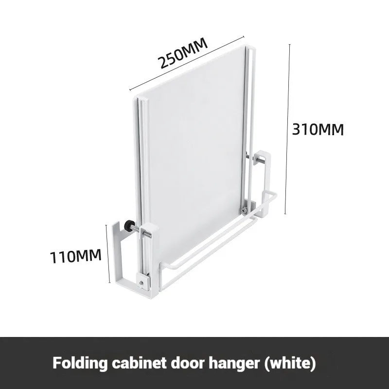 Faltbares Küchenregal | Carbonstahl | Platzsparender Arbeitsplatten- & Schrank-Organizer