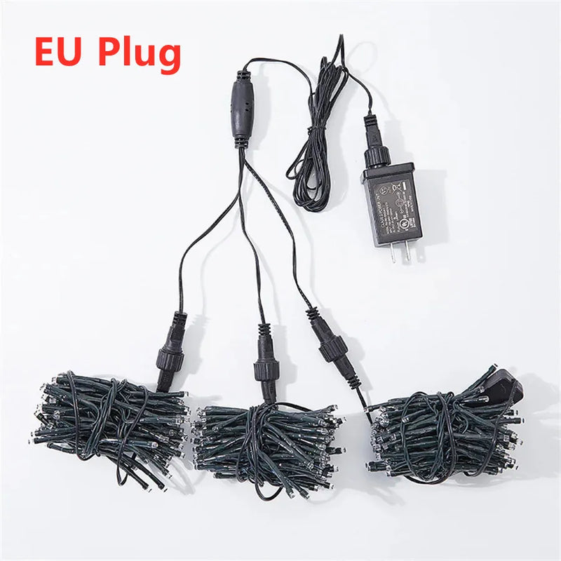 3-in-1 LED Weihnachtslichterkette | Meteorregen-Effekt & 360 LEDs | Wasserdicht & Outdoor-tauglich | Luminara