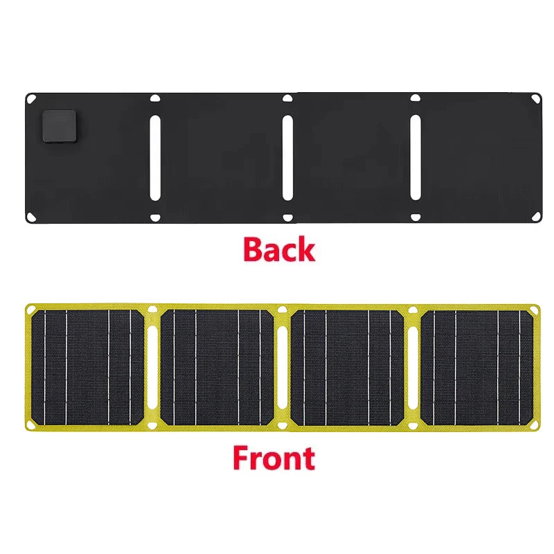 SolarNomad Flexibles Solar-Panel zum Falten | 30W/40W | Monokristallin & ETFE | Schnellladefunktion & USB-Ausgang | Für Reisen, Camping & Outdoor