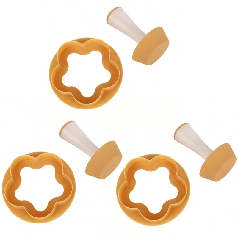 Teigformer-Set BakoPress | Ausstecher & Tamper für Törtchen & Cupcakes | BPA-frei | Perfekt für Tartes, Muffins & Kekse