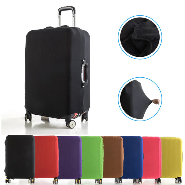 Traveluvo Kofferhülle aus Stretchstoff | Staub- & Kratzschutz für 18–32 Zoll Gepäck | Waschbarer Schutzbezug für Reisen