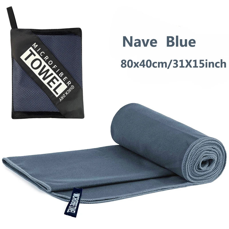 Mikrofaser Handtuch DryWave Pro | Schnell trocknend & Ultraleicht | 40×80 cm | Für Sport, Reisen & Strand
