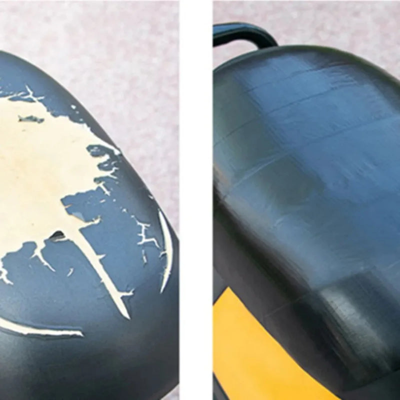 LederFixx Selbstklebendes Leder Reparaturband | PU-Material | Wasserdicht & Zuschneidbar | 5 cm × 5/10/20 m & 10 cm × 10 m | Schwarz