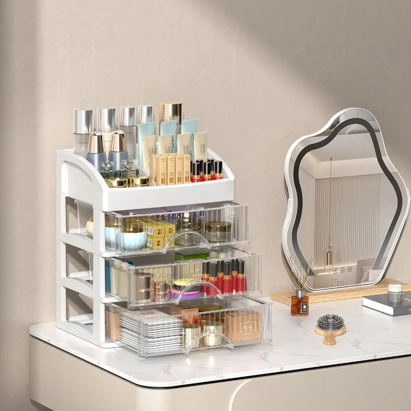 Kosmetik- & Schmuck-Organizer BelleTidy MultiDrawer | 4-stöckige Aufbewahrungsbox mit Schubladen | Für Make-up, Schmuck & Haaraccessoires