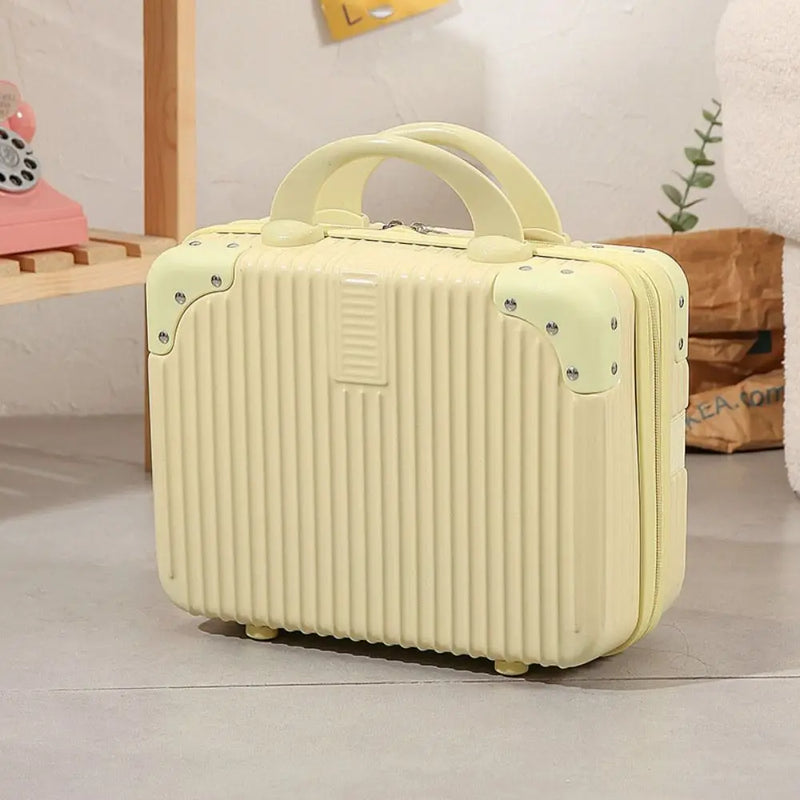 Travellia Mini-Kosmetikkoffer | Kompakt & Stylisch | Hartschale aus ABS+PC | Ideal für Reisen & Make-up
