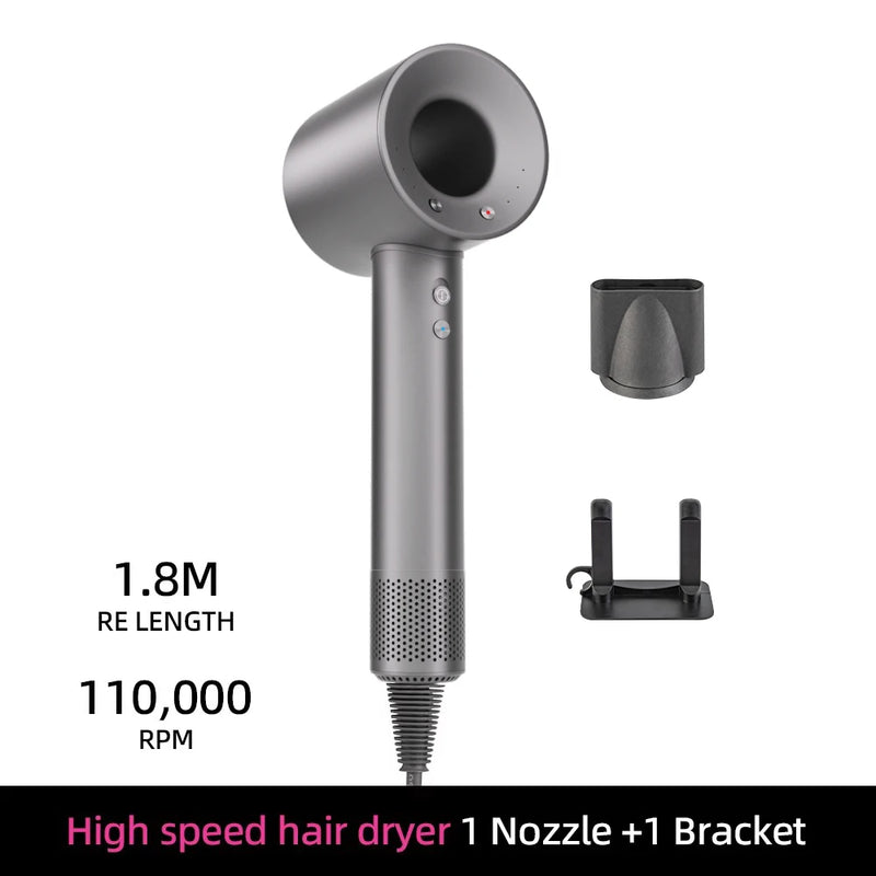 Ionen Haartrockner | 200 Mio. Negative Ionen | Intelligente Temperaturkontrolle | 110.000 U/min