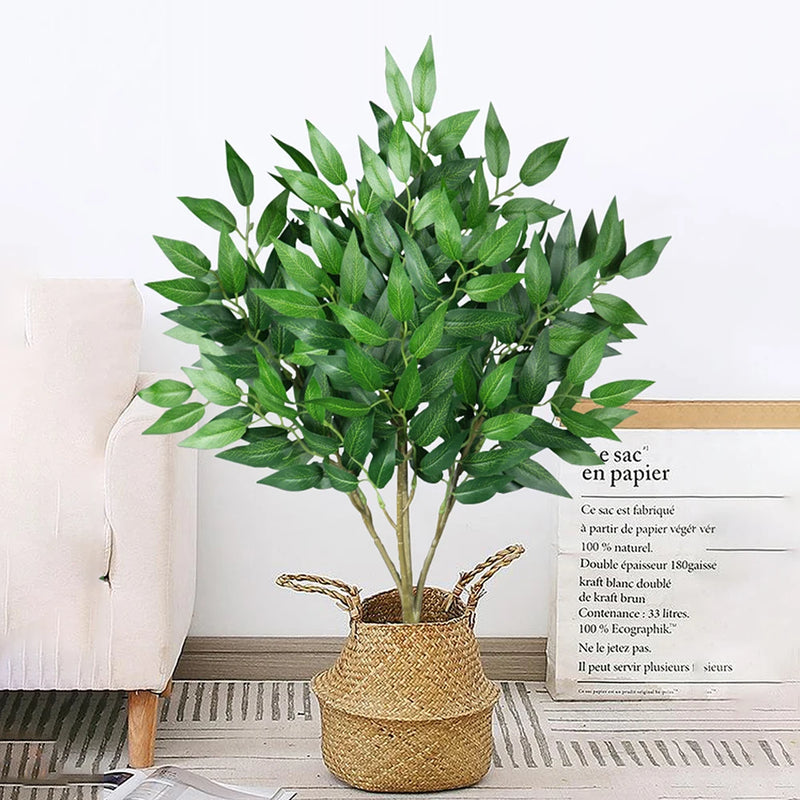 EverGreenia Kunst-Eukalyptus | 42–64 cm Höhe | Realistische Deko-Pflanze | Für Zuhause & Büro