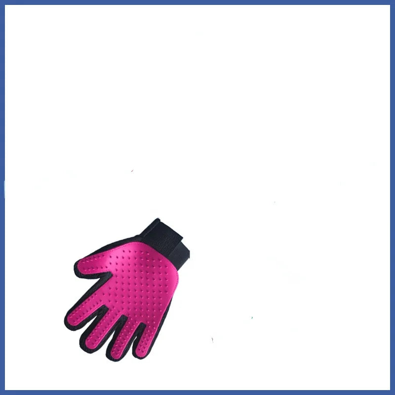 Fellpflege-Handschuh PawLiss TouchGlove | 5-Finger-Massagehandschuh für Hunde & Katzen | 23,2×17,2 cm | TPR & Mesh | Links oder Rechts
