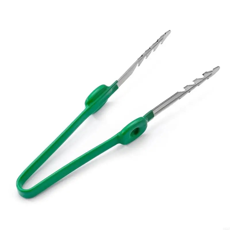 Floraclip Gartenpinzette aus Edelstahl | Präzisionswerkzeug mit Krallenspitze | Rutschfest & Rostfrei | 18,8 cm Länge