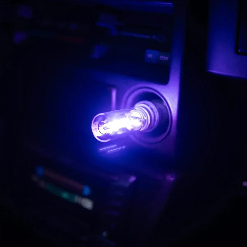LumiVase Atmosphärenlicht | Glasflasche Design | Touch-Dimmer | USB | 5 Farben