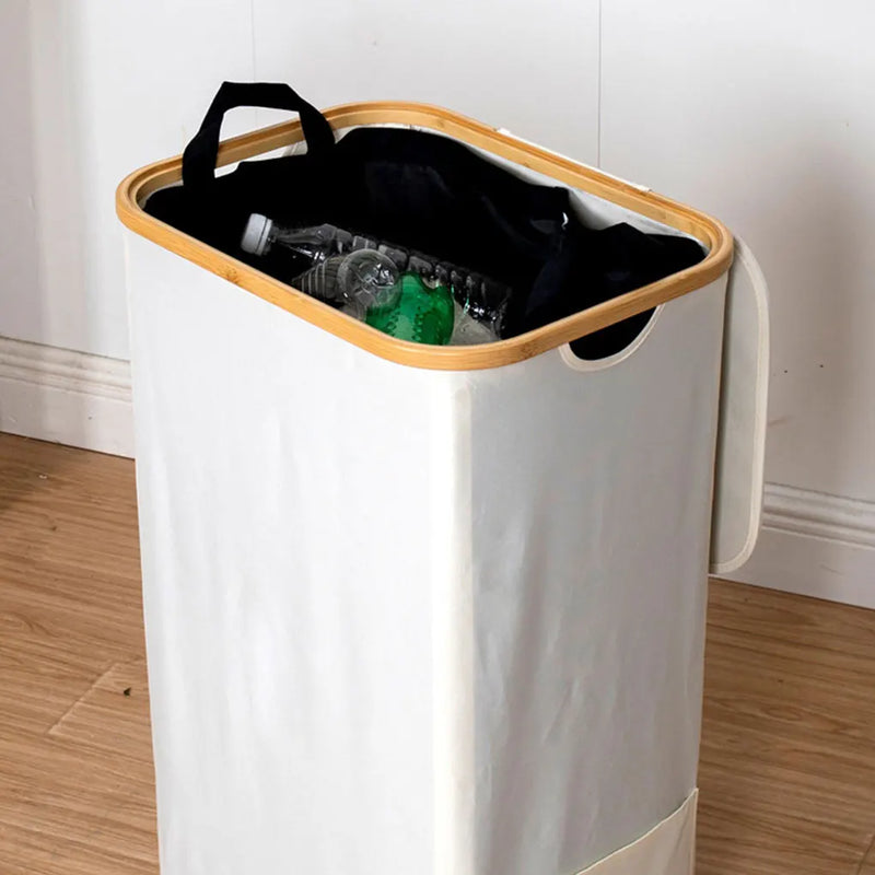 SortivaBox Pfandflaschen-Sammelbox 50 Flaschen | Platzsparend & Stapelbar | Robust & Hygienisch | Für Zuhause & Büro