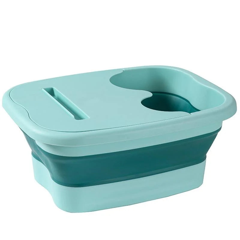 Solevia Faltbare Fußbadewanne mit Massagefunktion | Platzsparend & robust | Für Fußpflege, Pediküre & Entspannung zu Hause