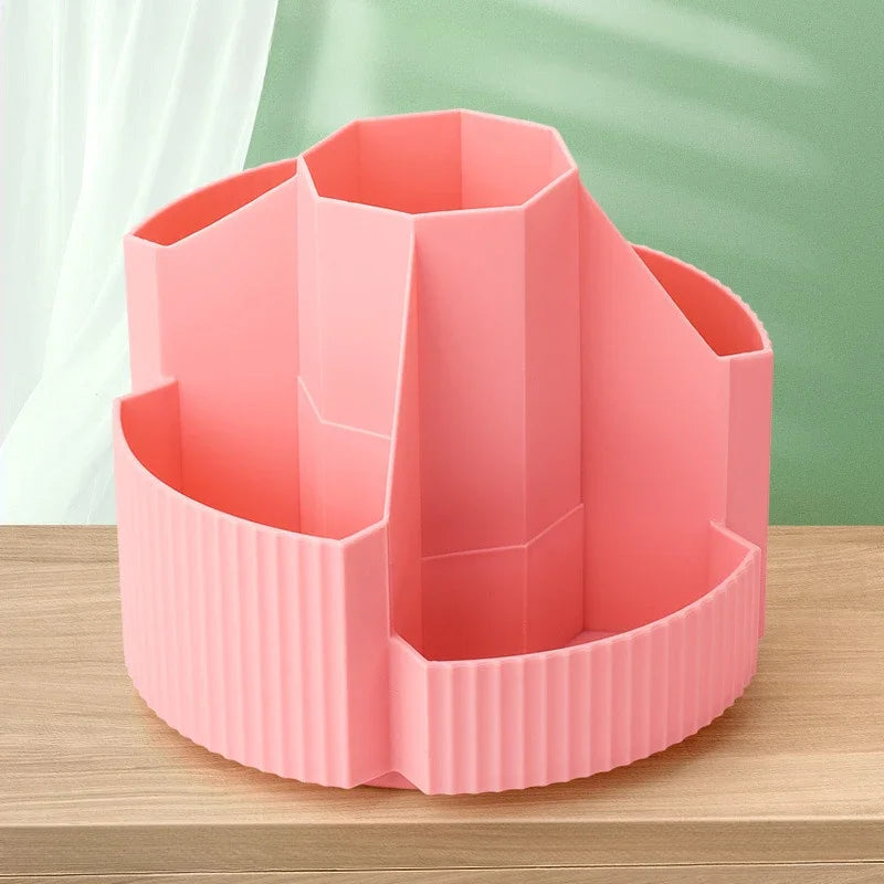 Schreibtisch-Organizer SpinTidy | 360° drehbar | 5 Fächer | Für Büro, Schule & Zuhause