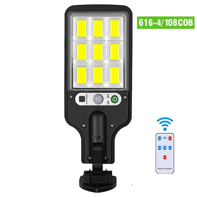 Solivon MotionBright Solar Wandleuchte mit Bewegungsmelder | IP65 Wasserdicht | Mit Fernbedienung & 3 Lichtmodi | Für Garten, Wand & Einfahrt