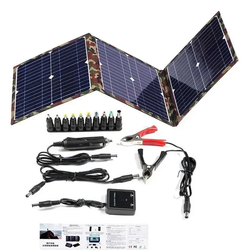 SunVolt800 | Faltbares Solarpanel-Set 800W | MPPT Powerstation | Tragbares Ladegerät 12V | Für Auto, Boot & Camping